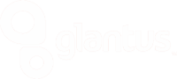glantus logo in white