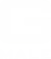 g male logo in white